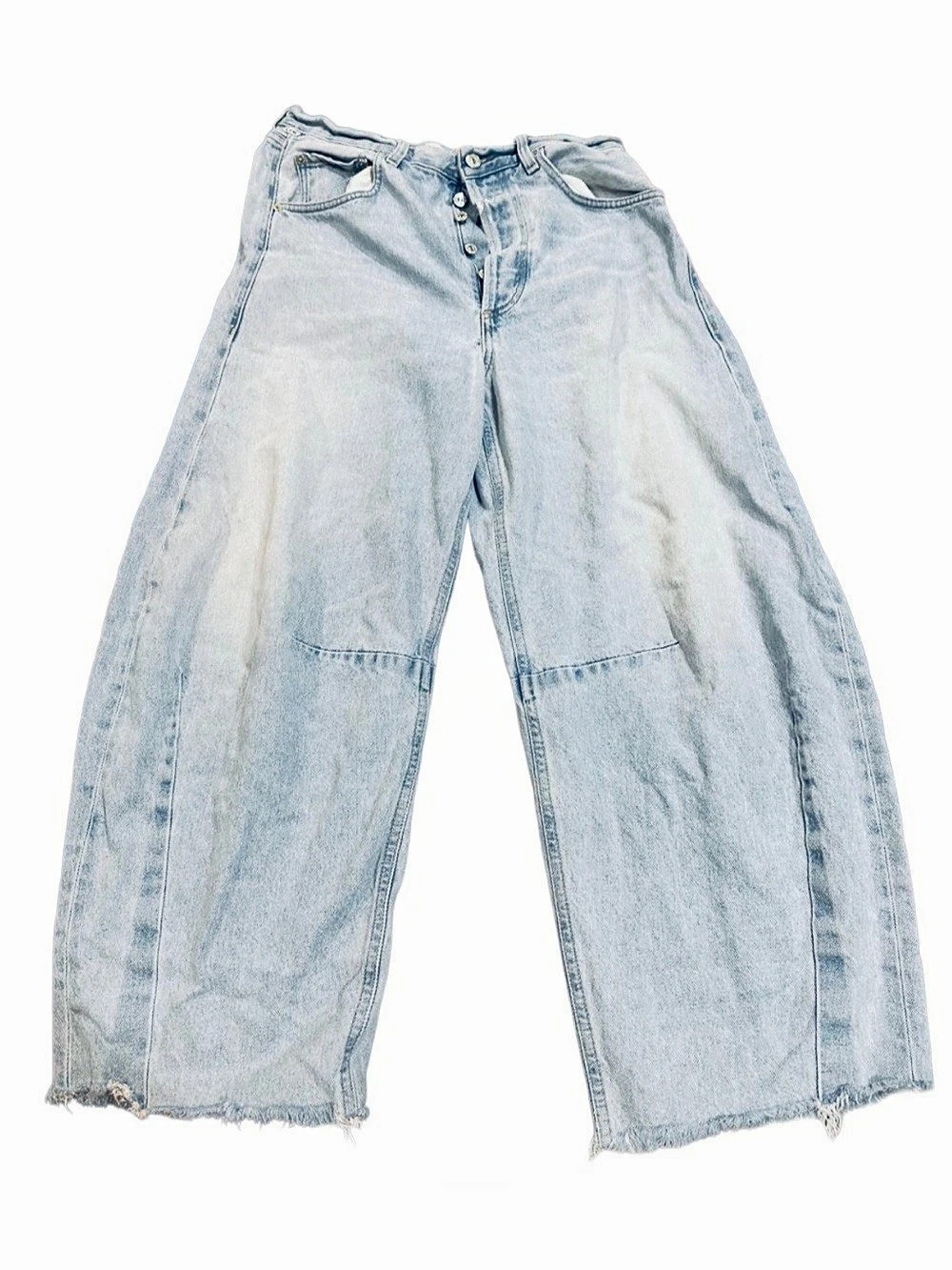 Citizens Of Humanity Light Blue Horseshoe Women’s Wide Leg Jeans Size 28